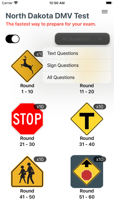 North Dakota DMV Practice 2025 Screenshot