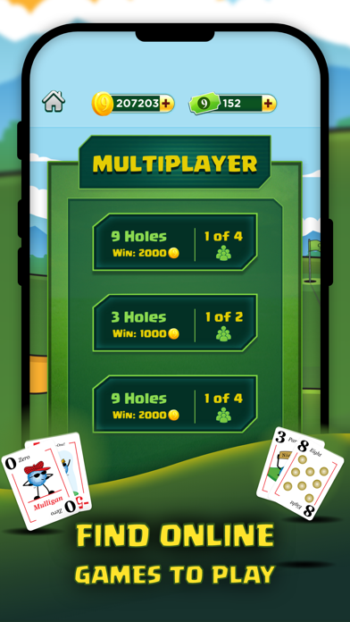 Play Nine: Golf Card Game Screenshot