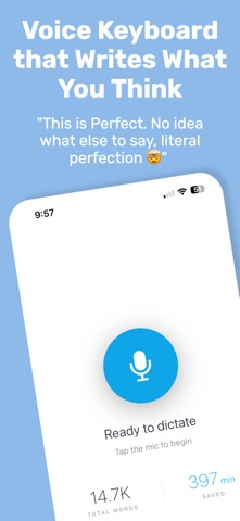 WriteVoice: Dictation & Notes screenshot