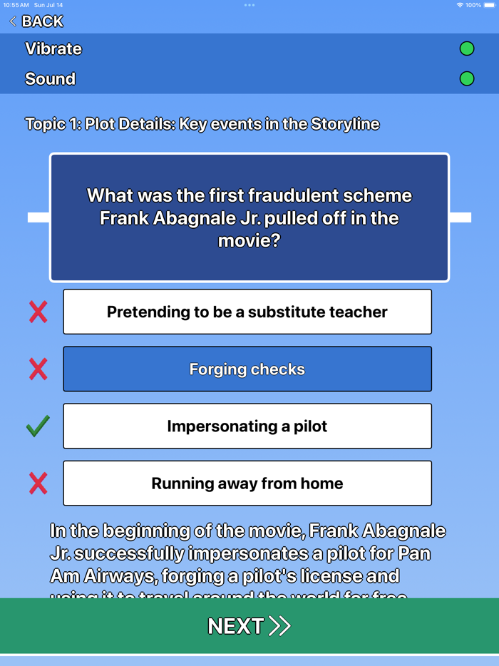 Catch Me If You Can Trivia