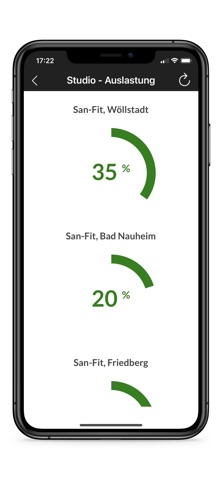 San-Fit Fitness & Gesundheit iPhone screenshot