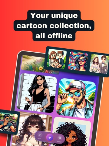 Cartoon Photo Editor: TooNoq iPad screenshot