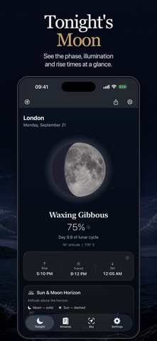Moon Phases: Lunar Tracker Screenshot 2 of 6