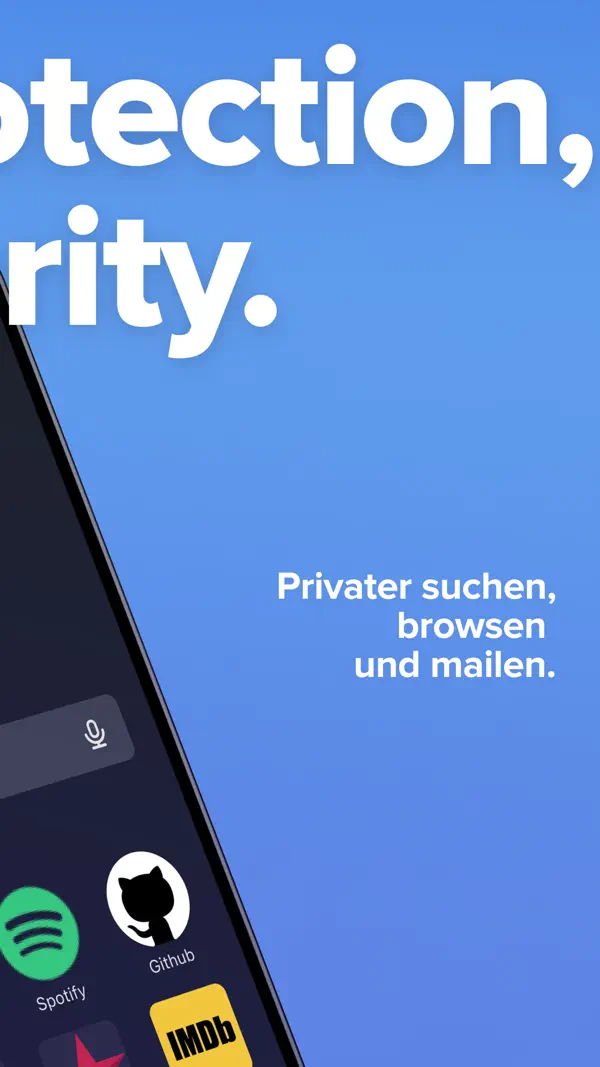 DuckDuckGo Private Browser iPhone App Screenshot 2 – Dienstprogramme