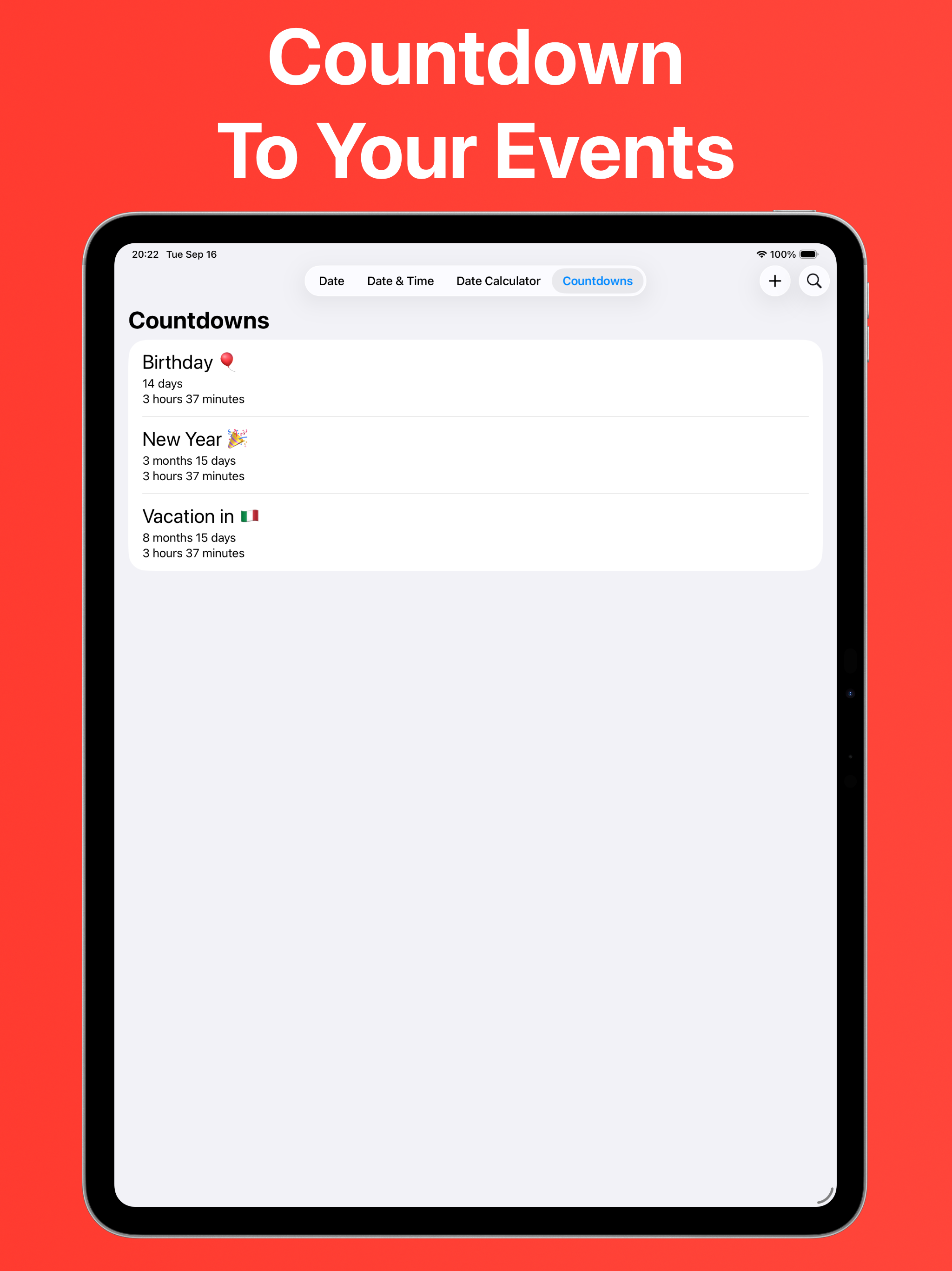 Countdown Widget Days to Event screenshot 10