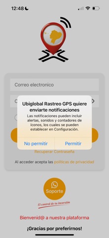 Ubiglobal Rastreo GPS iPhone screenshot