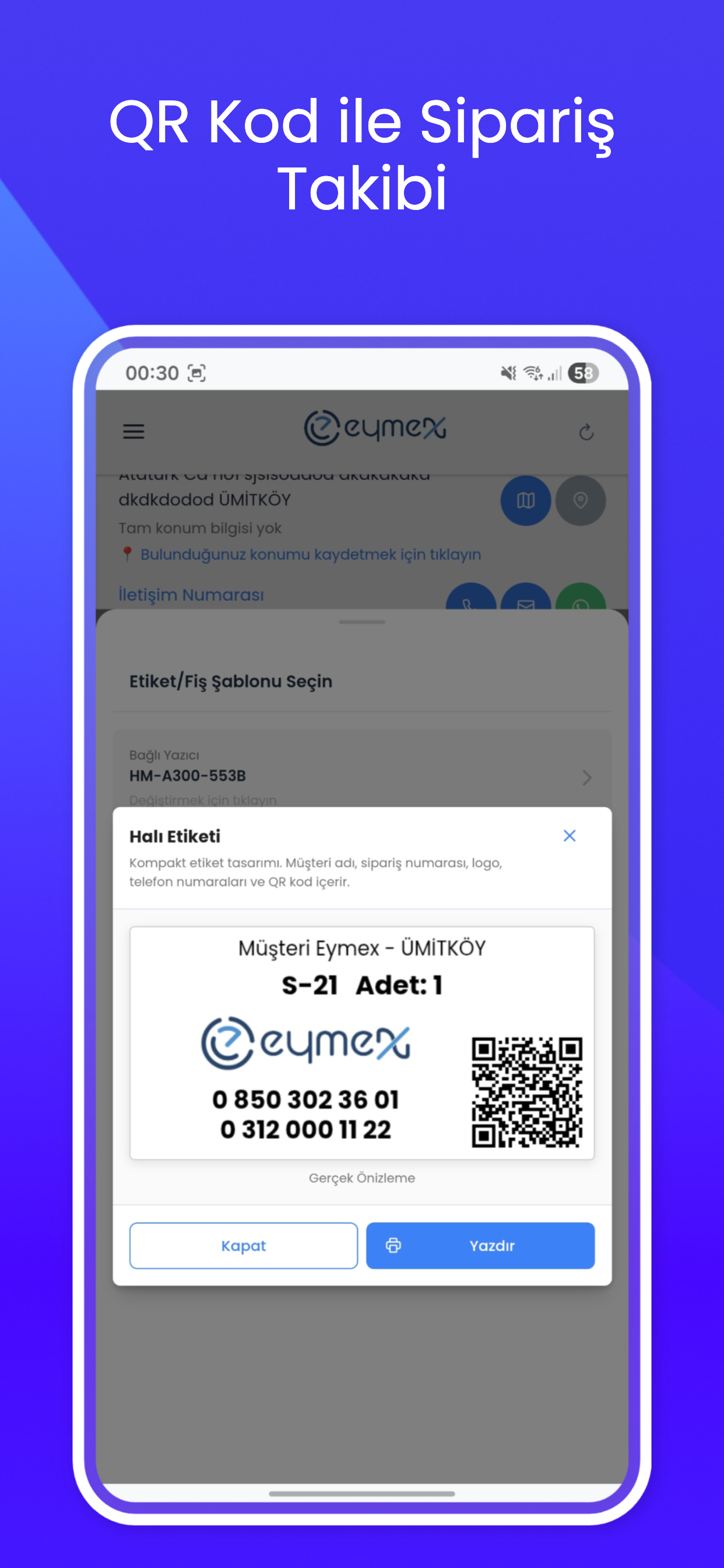 Eymex - Halı Yıkama Programı screenshot 8