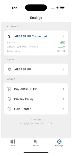 AIRSTEP GP screenshot 2
