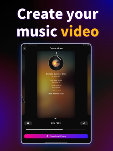 KP - AI Music & Song Generator iPad screenshot