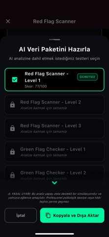 LoveRadar: İlişki Testi screenshot