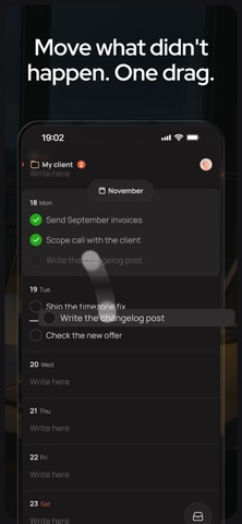 Paso: Timeline Planner screenshot