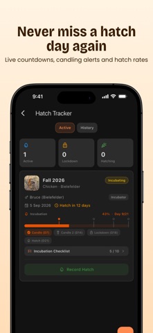 Feathrs: Chicken & Egg Tracker Screenshot 4 of 8