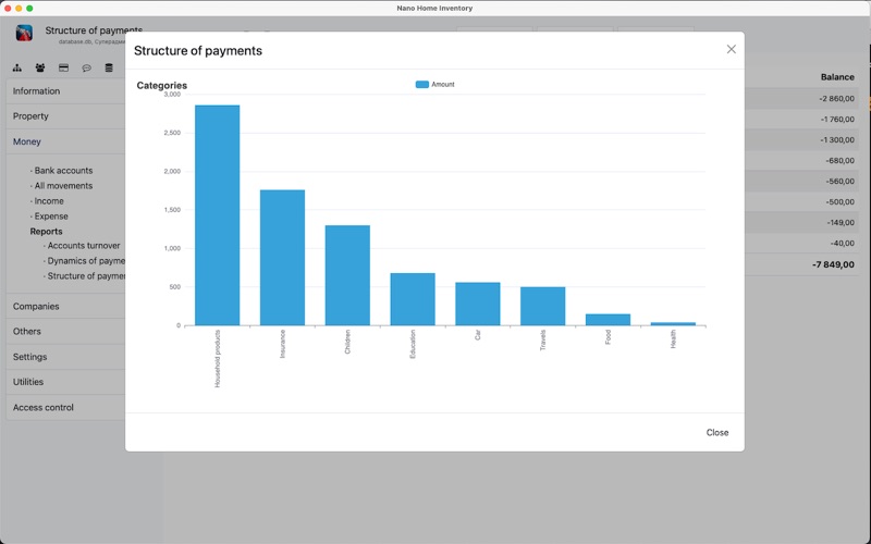 Nano Home Inventory screenshot