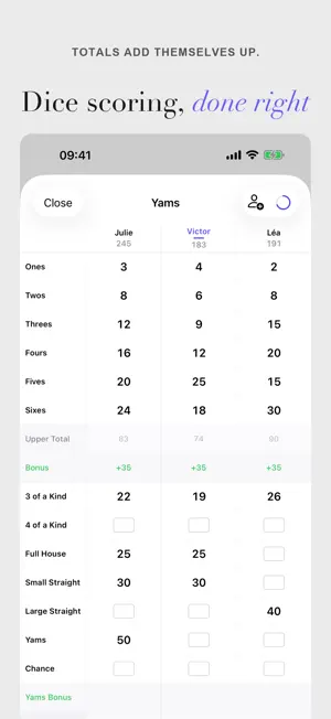 Dice Sheet: Score Pad screenshot 2
