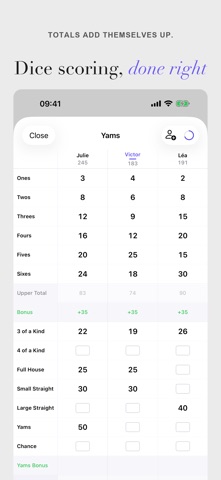 Dice Sheet: Score Pad Screenshot 2 of 5