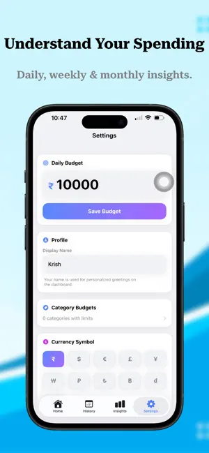 TapMoney:Daily Expense Tracker screenshot 4