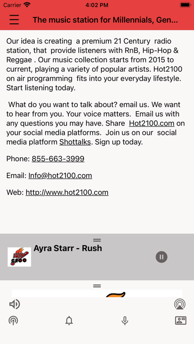 Hot 2100 iPhone screenshot 3 - Entertainment app