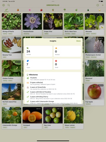 GreenFolio - Plant Collection iPad screenshot