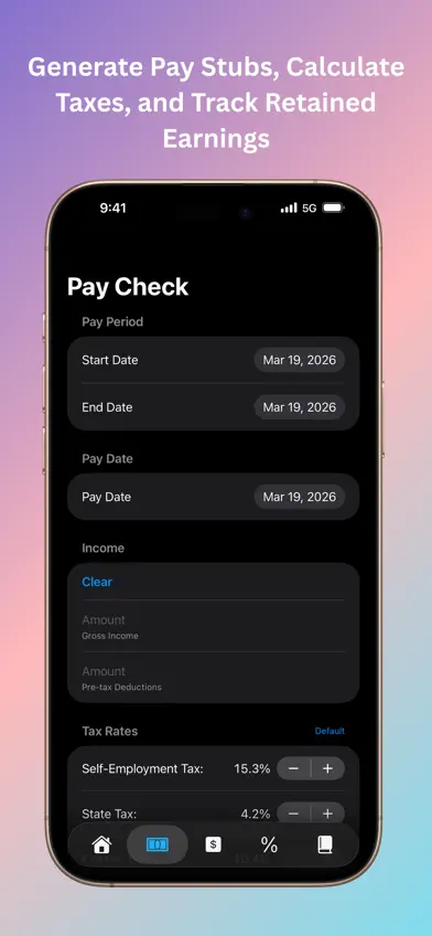 Self Employed: Income & Tax screenshot 5