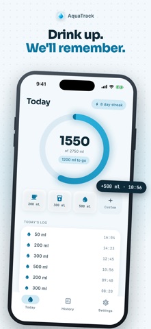 AquaTrack: Water Reminder Screenshot 1 of 6