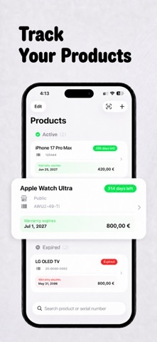 Warranty Tracker: Scanner Screenshot 2 of 7
