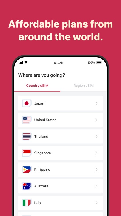 Global Mobile: eSIM for Travel