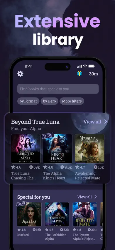 Moonlit - Werewolf Audiobooks screenshot 4