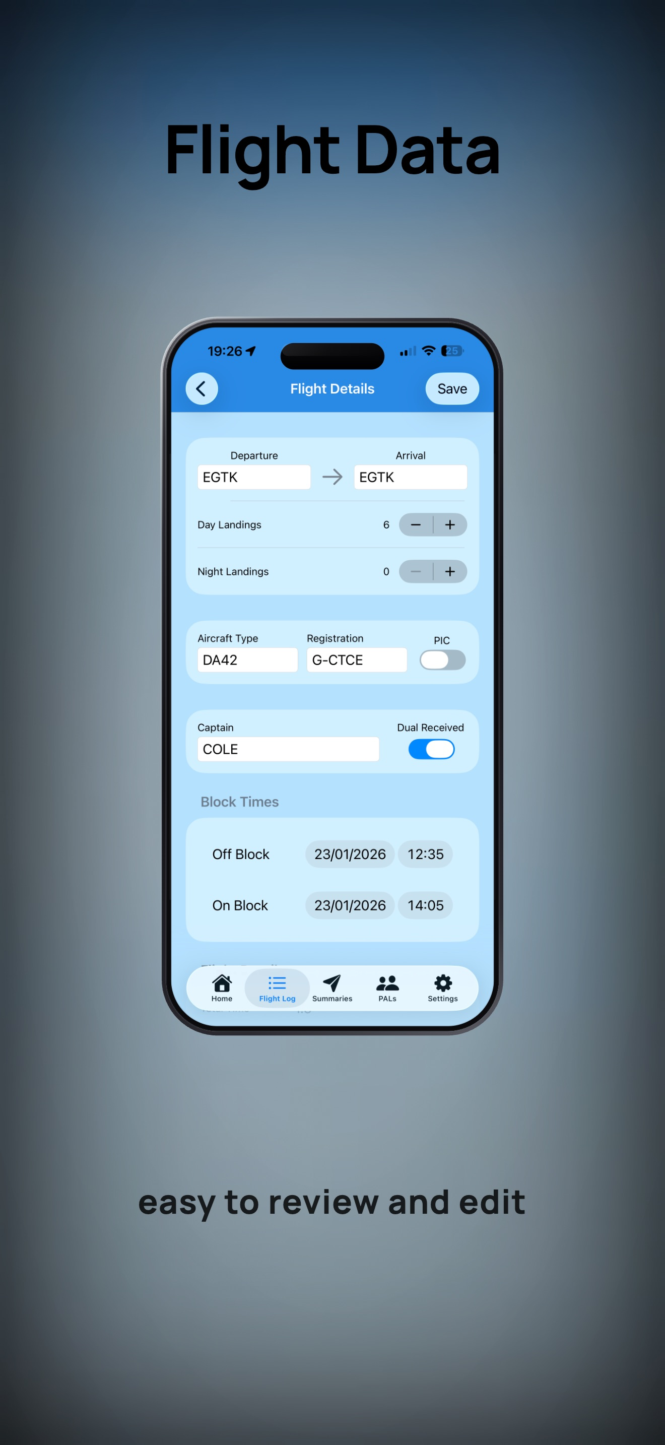 FlightPAL: Pilot Logbook App screenshot 9
