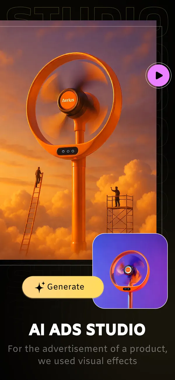 Screenshot #2 pour AI CGI Ads Studio: Video Ads