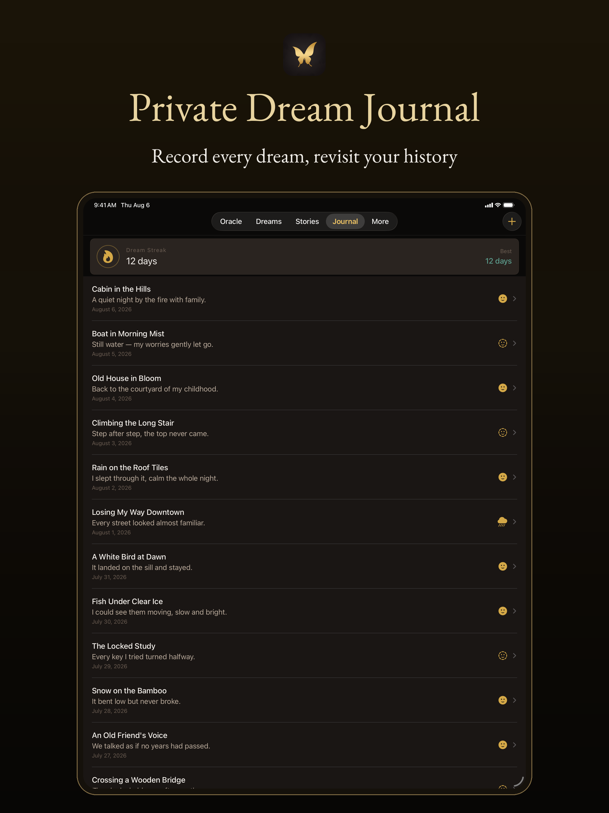 Butterfly Dream: Dream Journal screenshot 6
