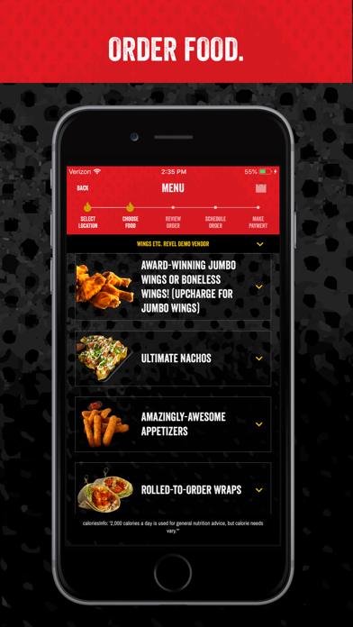 Wings Etc. Screenshot