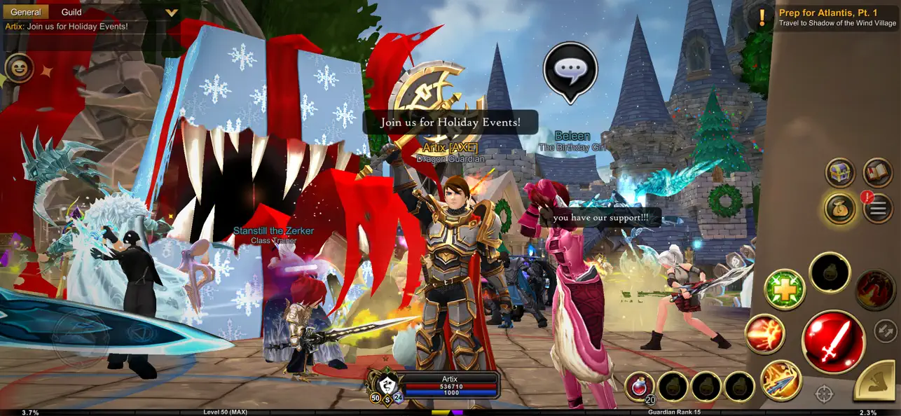 Screenshot #1 pour AdventureQuest 3D MMORPG