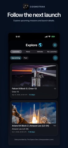 Cosmotrak - Satellite Tracker Screenshot 4 of 8