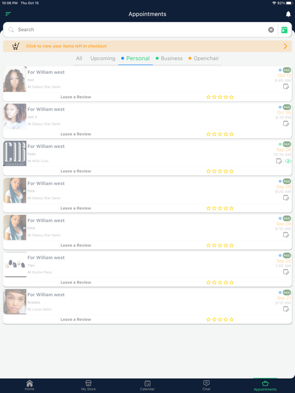 ChairWatch iPad screenshot 5 - Lifestyle app