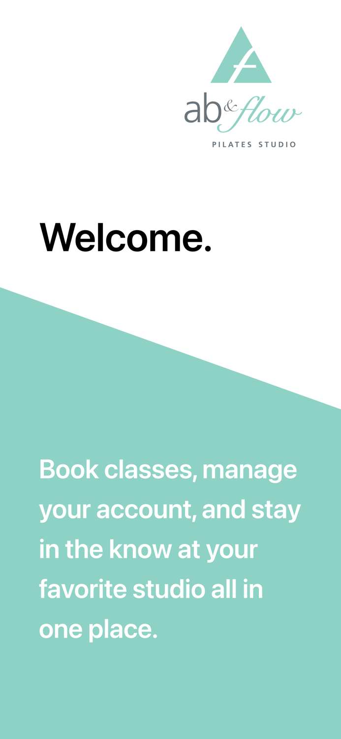 AbandFlow Pilates Studio App