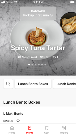 KANSAKU iPhone screenshot 2 - Food & Drink app
