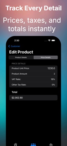 Account Note: Sales Tracker Screenshot 4 of 7