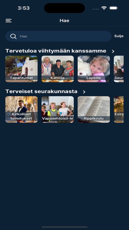 Aurinkorannikon seurakunta screenshot-3