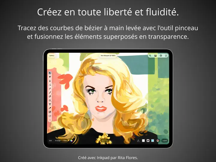 Capture d'écran de Inkpad sur iPhone 1