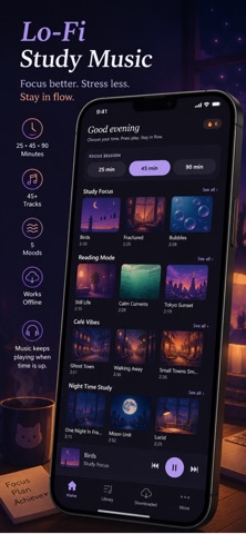 Lo-Fi Study Music Screenshot 1 of 2