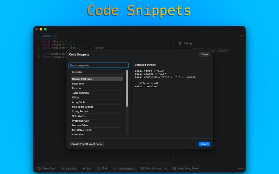 #3. Lua Lab (macOS) بواسطة: William Herrera