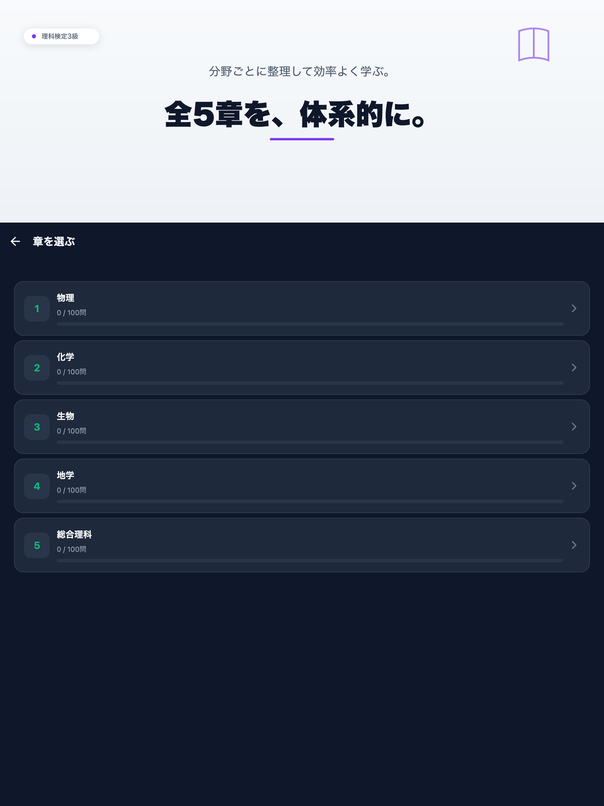 理科検定3級 対策問題集 screenshot 7