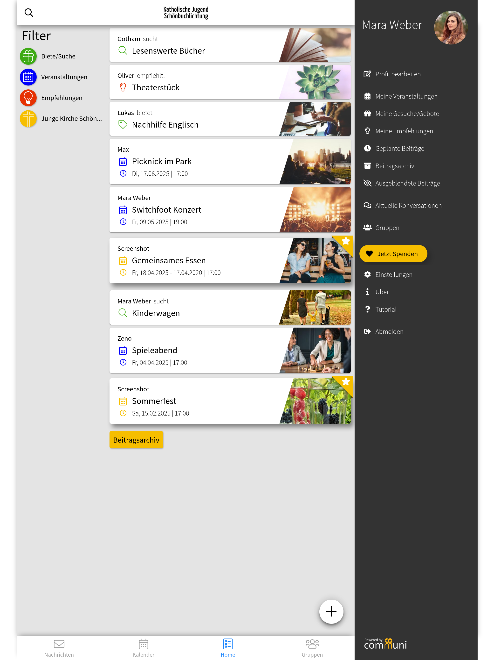 Junge Kirche Schönbuch screenshot 7