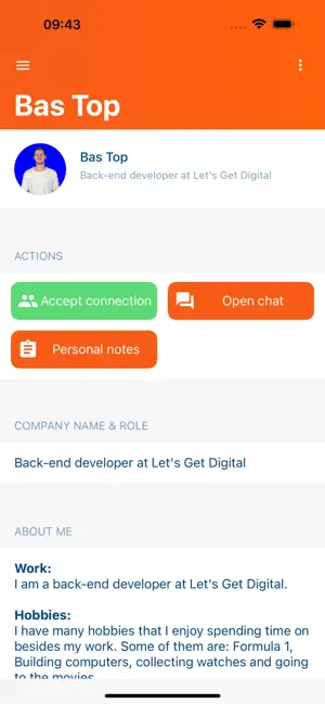 Dutch Blockchain Week 2026 iPhone screenshot 5