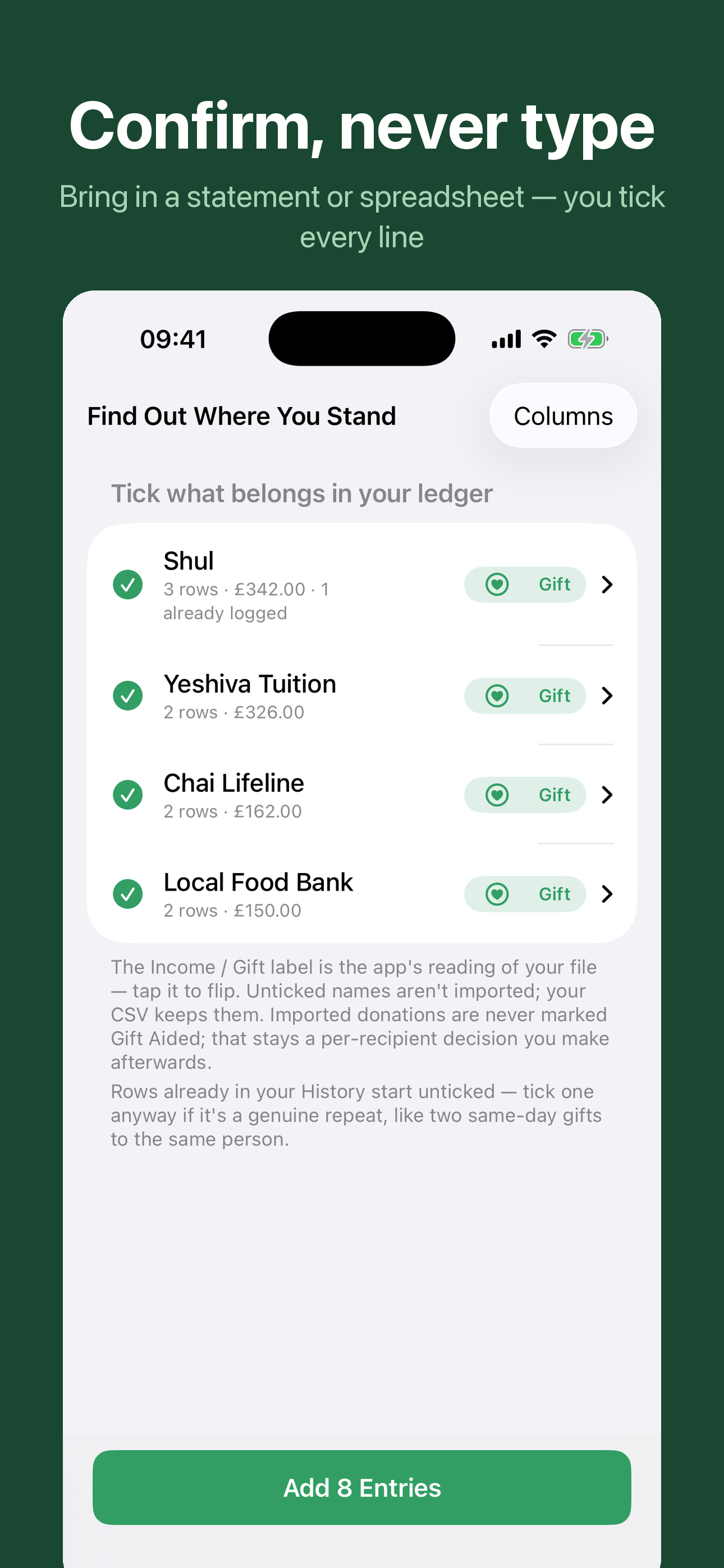 Maaser screenshot 3