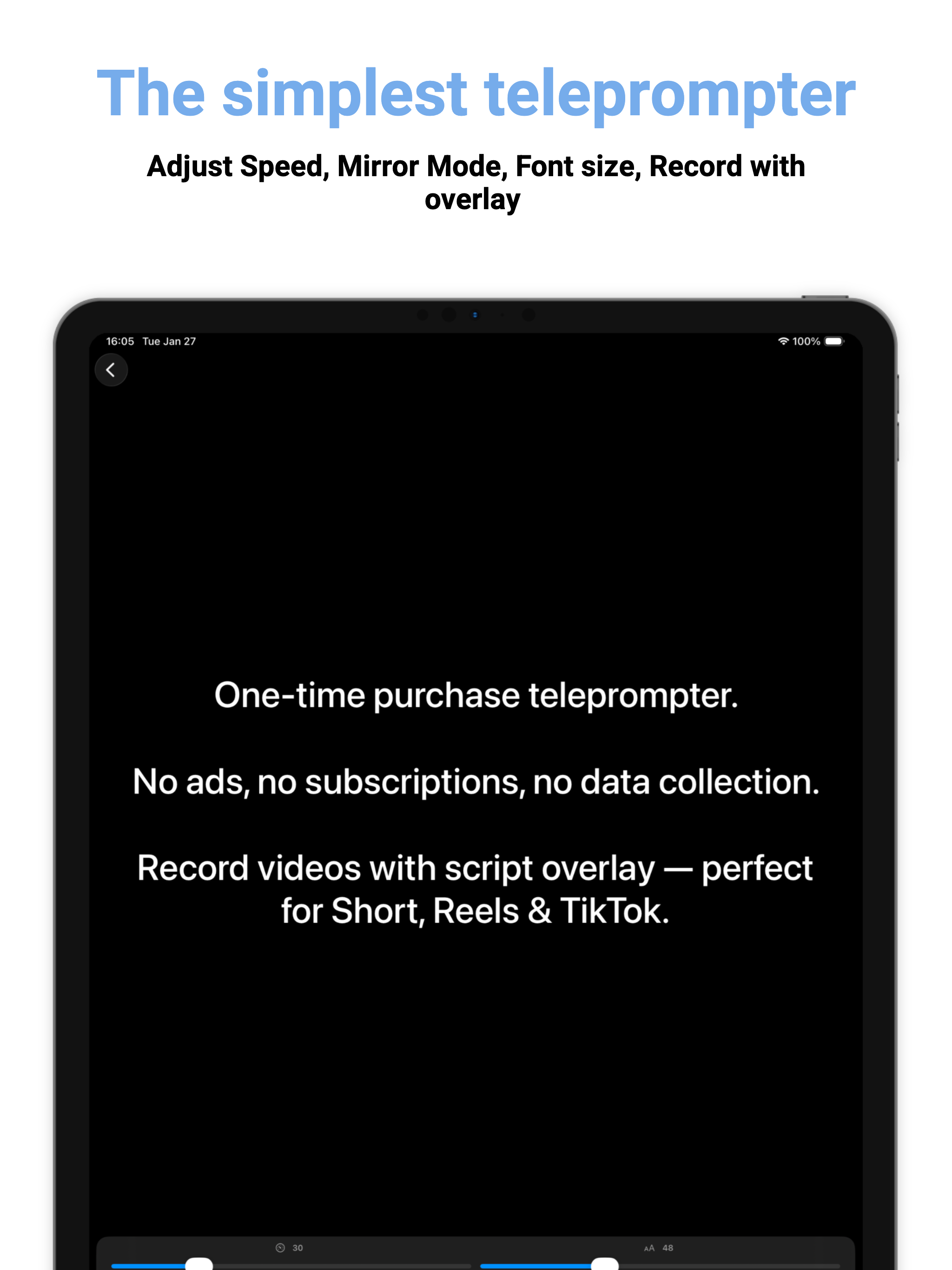 Teleprompter Light