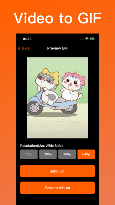 GIF Maker - Editor & Convertor Screenshot