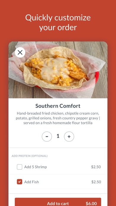 Screenshot 2 of Fuego Tortilla Grill App