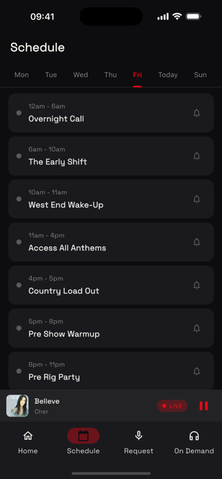 Backstage Radio Screenshot 4 of 7
