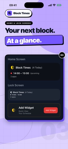 Block Times - App Control Screenshot 3 of 6